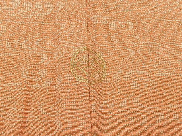 平和屋着物▽江戸小紋 単衣 立波文 正絹 逸品 AABC3199jh