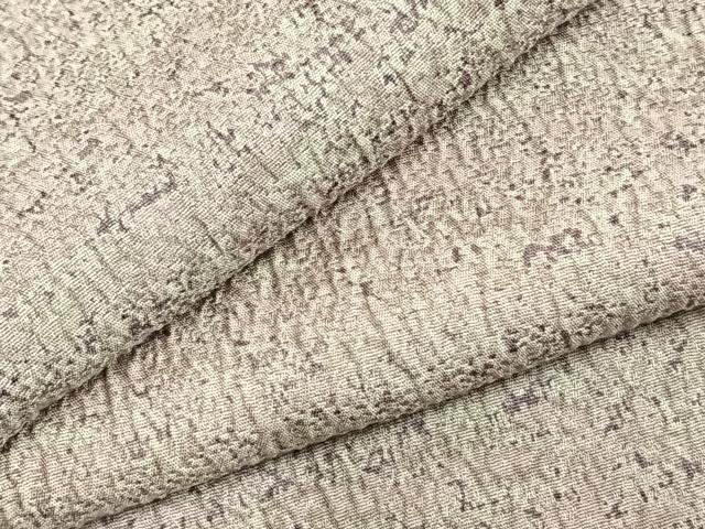 平和屋着物▽上質な小紋 単衣 霞文 正絹 逸品 AABC3771fy