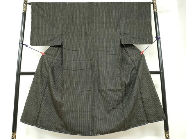 平和屋着物●男性 紬 抽象文様 正絹 逸品 未使用 DAAY5508ud