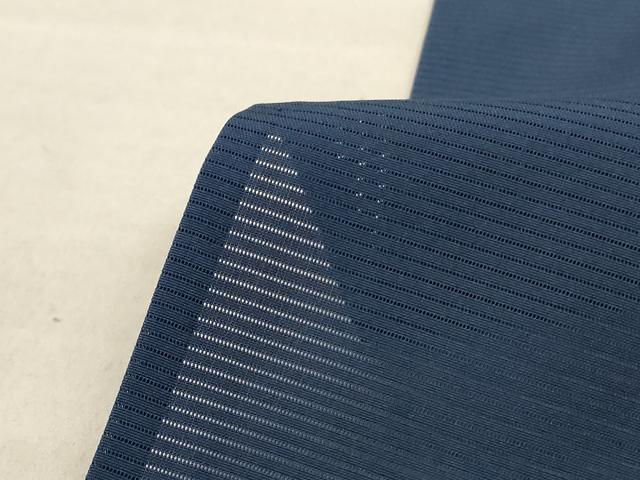 平和屋着物*夏物 色無地 絽 鉄御納戸色 正絹 逸品 AABC6932jd