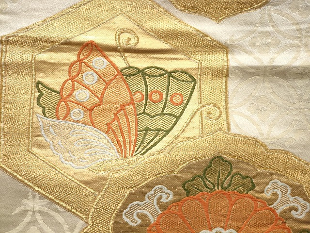 平和屋本店■袋帯 西陣 まとめて100点 鳳凰 蝶 更紗 花柄 七宝 宝相華 佐賀錦 金銀糸 など 着用可能多数 未使用品あり 全て正絹 se3774