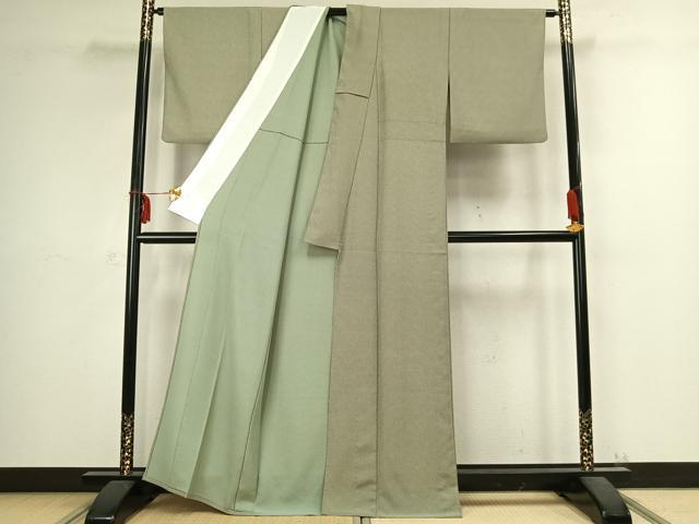平和屋着物▽江戸小紋 単衣 角通し 正絹 逸品 AABC3991fy