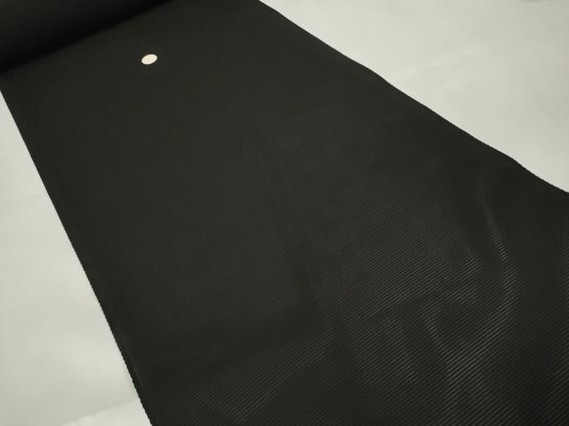平和屋着物*夏物 黒紋付 黒反物 着尺 絽 五泉 深泥黒 逸品 未使用 DAAW8176zzz