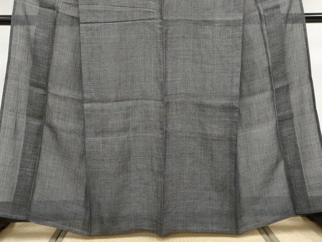 平和屋本店*極上 夏物 石川県指定無形文化財 能登上布 本麻手織上布 100亀甲 総詰め 檳榔子染色地 逸品 未使用 CYAA3694s5