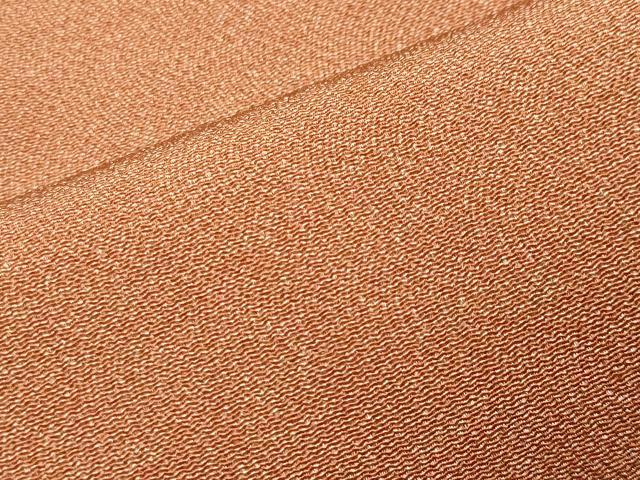 平和屋着物●江戸小紋 作家物 鮫小紋柄 鬼しぼ縮緬 ロング丈 正絹 逸品 CABA1290gh