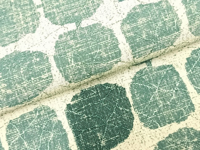 平和屋着物▽上質な小紋 単衣 幾何学文様 反端付き 正絹 逸品 AABD0019fy