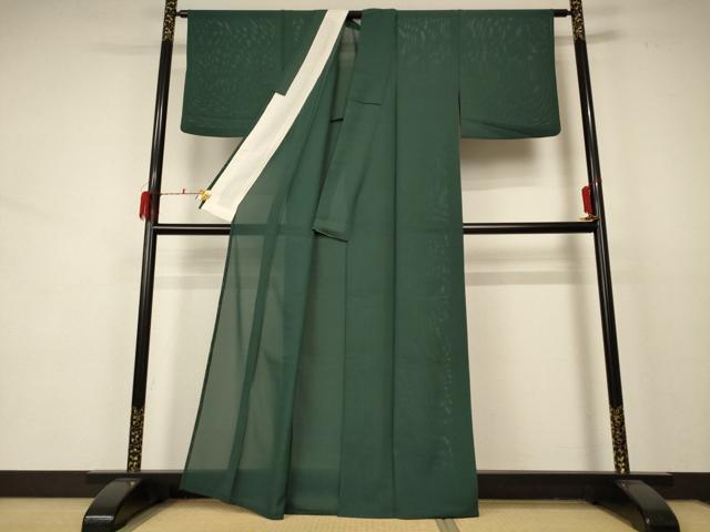 平和屋着物*夏物 色無地 絽 天鵞絨色 正絹 逸品 AABD3315jd