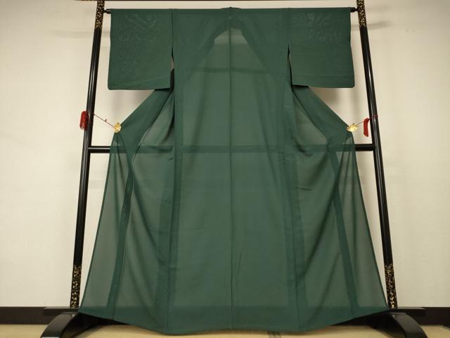 平和屋着物*夏物 色無地 絽 天鵞絨色 正絹 逸品 AABD3315jd