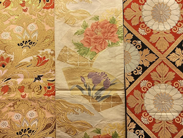 平和屋着物■袋帯 西陣 まとめて100点 鳳凰 向かい鶴 向かい蝶 風景 更紗 花柄 宝相華 正倉院 金銀糸 など 未使用品あり 全て正絹 mmm012