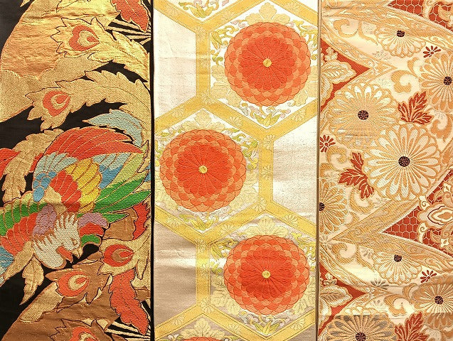 平和屋着物■袋帯 西陣 まとめて100点 鳳凰 鶴 孔雀 蝶 更紗 風景 花柄 金銀糸 証紙付き など 着用可能多数 未使用品あり 全て正絹 mmm018