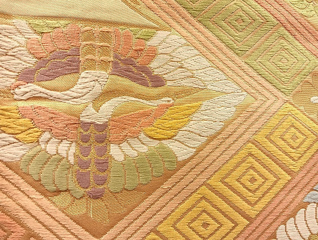 平和屋着物■袋帯 西陣 まとめて100点 鳳凰 向かい鶴 人物 風景 更紗 花柄 宝相華 楽器 駒刺繍 金銀糸 など 未使用品あり 全て正絹 mmm052