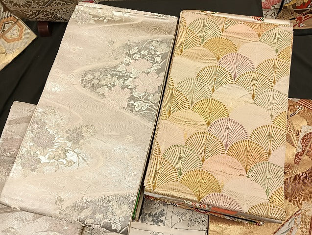 平和屋着物■袋帯 西陣 まとめて100点 鳳凰 鶴 孔雀 蝶 花柄 正倉院 金銀糸 など 着用可能多数 未使用品あり 全て正絹 mmm049