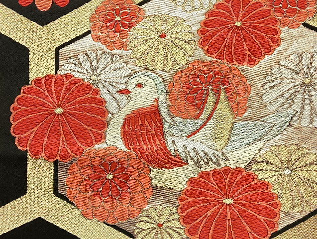 平和屋着物■袋帯 西陣 まとめて100点 向かい鶴 鴛鴦 蝶 更紗 花柄 宝相華 金銀糸 など 着用可能多数 未使用品あり 全て正絹 mmm046