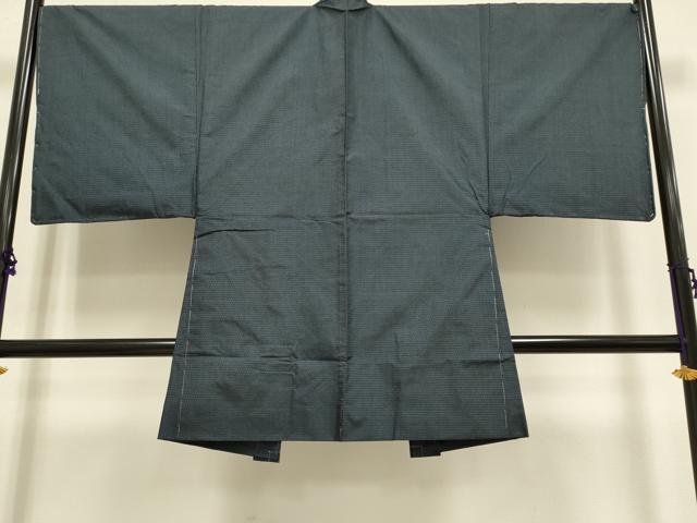平和屋着物■極上 男性 本場大島紬 アンサンブル 長羽織 100亀甲 総詰め 逸品 未使用 DZAB2712kh6