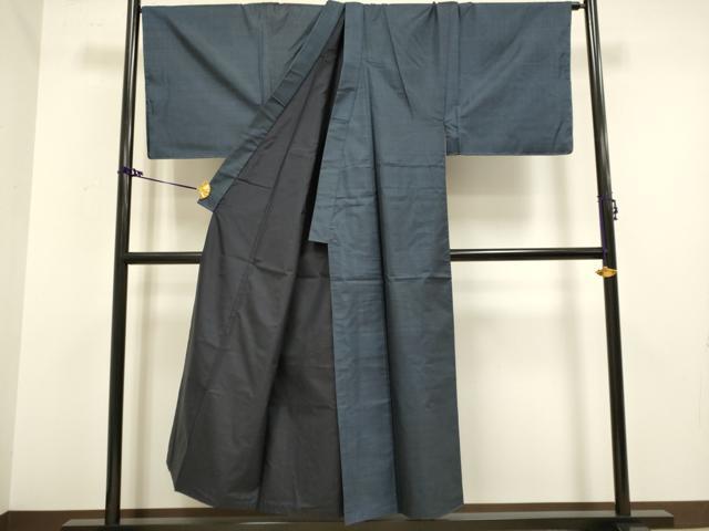 平和屋着物■極上 男性 本場大島紬 アンサンブル キングサイズ 長羽織 100亀甲 総詰め 新納光夫作 証紙付き 逸品 未使用 DZAB2741kh6