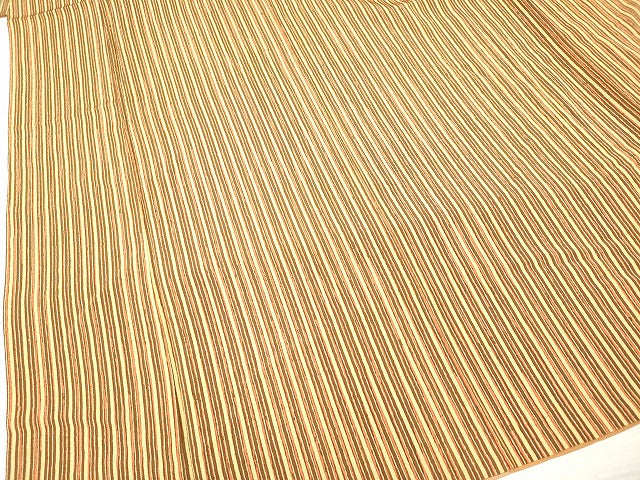 平和屋着物□上質な小紋 縞 正絹 逸品 DAAY6356ea