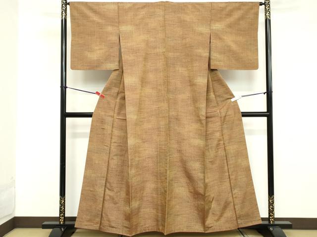 平和屋着物■上質な紬 霞文 正絹 逸品 DAAY8927cd