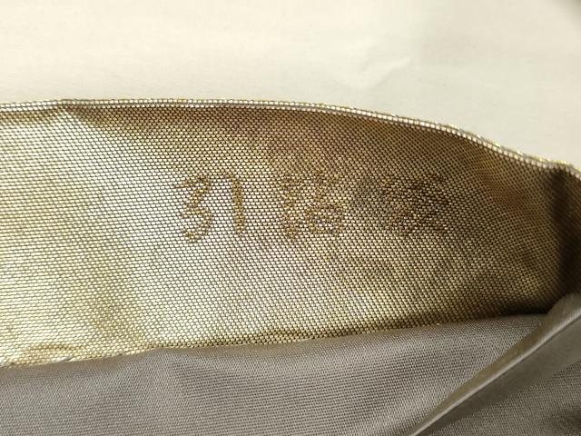 平和屋着物●六通柄袋帯 唐織 花寿秀彩文 金糸 引箔 正絹 逸品 DAAZ4306cm