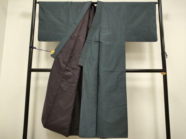 平和屋着物●男性 本場大島紬 アンサンブル 80亀甲 総詰め 正絹 逸品 DAAZ5137du