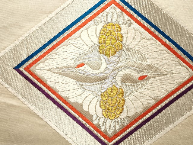 平和屋本店■袋帯 西陣 まとめて100点 鳳凰 向かい鶴 向かい蝶 花柄 七宝 宝相華 楽器 金銀糸 など 未使用品あり 全て正絹 se3796