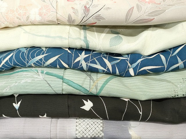 平和屋本店■夏物 訪問着 絽 紗 まとめて20点 孔雀 花柄 友禅 手描き 金彩 着用可能多数 全て正絹 se3801
