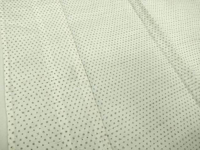 平和屋本店*極上 夏物 沖縄県無形文化財指定 本場八重山上布 麻 反端付き 逸品 未使用 DZAB3465kh6