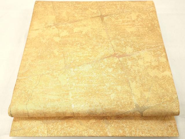 平和屋着物◎六通柄袋帯 箔つづれ 霞文 引箔 鈴乃屋扱い 正絹 逸品 DABA5017cd