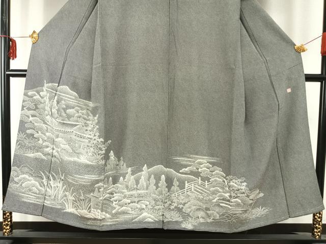 平和屋着物●訪問着 作家物 風景文 正絹 逸品 AABD8726fy