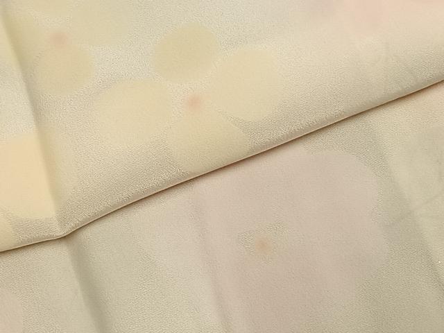 平和屋着物●長襦袢 袷 草花文 正絹 逸品 AABD8749fy