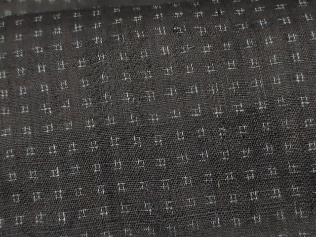 平和屋着物*夏物 重要無形文化財 本場宮古上布 男性 絣柄 苧麻 逸品 AABE1398jd