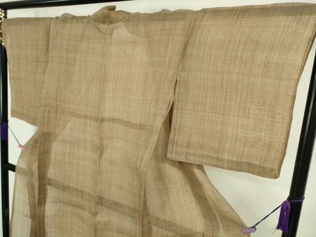 平和屋本店*希少 夏物 人間国宝 平良敏子 喜如嘉の芭蕉布 手結い 手織 証紙付き 逸品 DZAA3561kh6