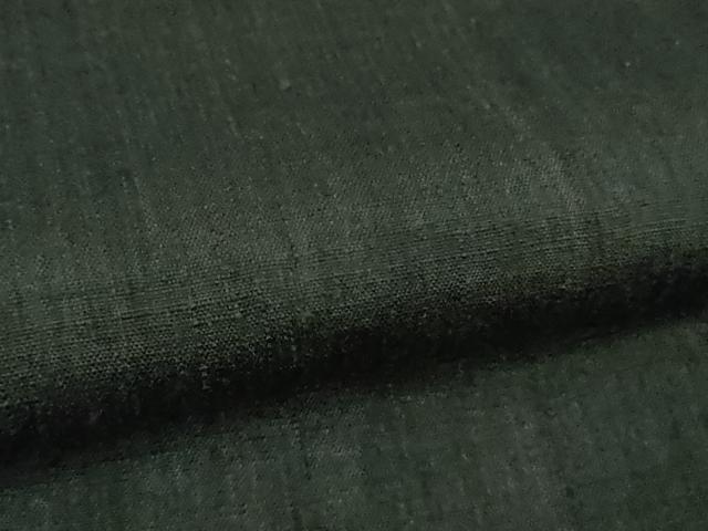 平和屋本店●極上 本場結城紬 重要無形文化財 色無地 羊羹色 高島屋扱い 逸品 DZAA3881kh6