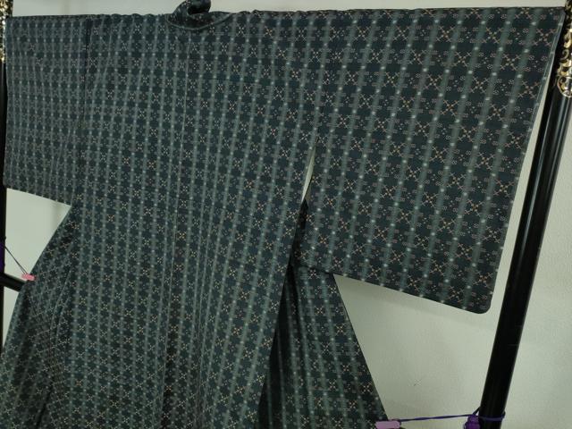 平和屋本店●極上 本場琉球 読谷山花織 紬地 島袋光子作 証紙付き 逸品 未使用 DZAA4700kh6
