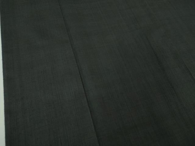 平和屋本店●極上 本場結城紬 重要無形文化財 色無地 羊羹色 高島屋扱い 逸品 DZAA3881kh6