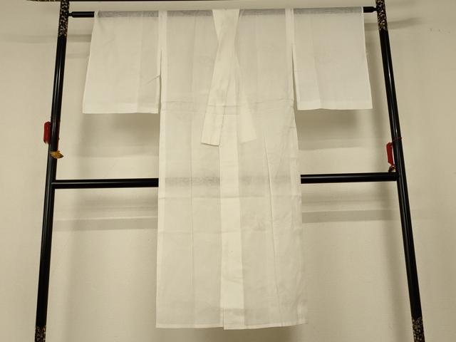 平和屋着物*夏物 長襦袢 流水片輪車紋紗 白色 AABE2708jd