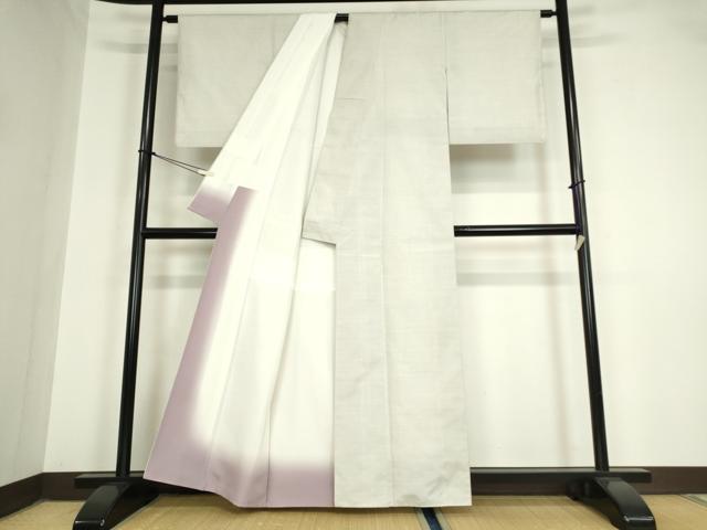 平和屋着物●本場大島紬 白大島 カタス 正絹 逸品 DAAY9943az