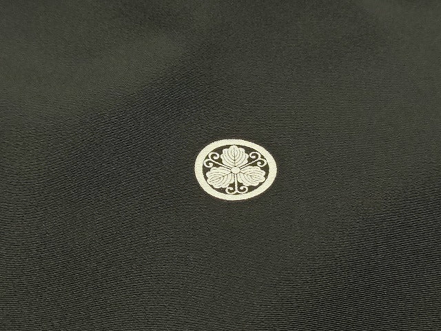 平和屋着物■中国三大刺繍 相良刺繍 黒留袖 作家物 束ね組紐文 金彩 正絹 逸品 DAAZ3354ob