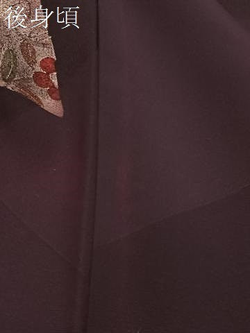 平和屋着物#道行コート 花鳥文 正絹 逸品 CABB5454ua