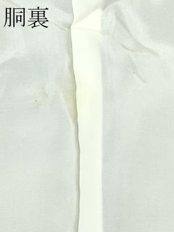 平和屋着物●極上 お召 色無地 梅幸茶色 花菱地紋 逸品 未使用 CZAA4849s6