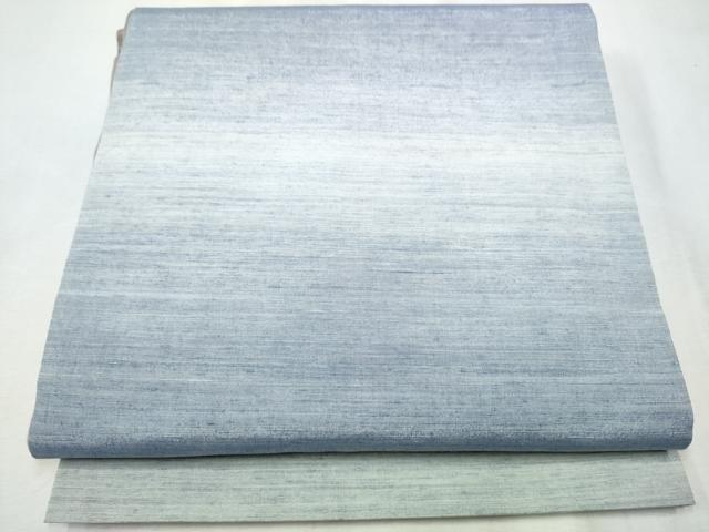 平和屋着物●両面 全通柄袋帯 紬地 霞文 正絹 逸品 CABB9334hy