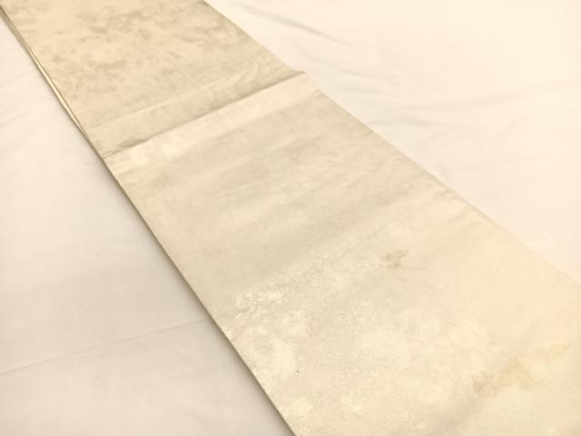 平和屋着物◎六通柄袋帯 秀洛 銀糸 正絹 逸品 BAAW3219hv