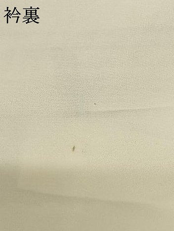 平和屋着物●訪問着 紬地 色紙草花文 暈し染め 金彩 正絹 逸品 AABF0304fy