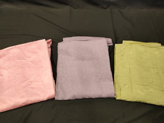 平和屋本店■色無地 まとめて 3点 花柄 立波 地紋 など 着用可能多数 未使用品あり 全て正絹 ppp3302 平和屋本店□色無地 まとめて 3点 花柄 立波 地紋 など 着用