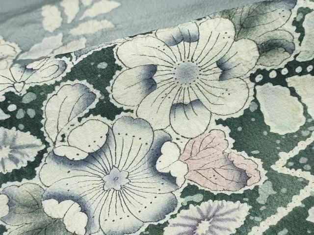 平和屋着物●訪問着 作家物 絞り 辻が花 暈し染め 正絹 逸品 DABB0417ud
