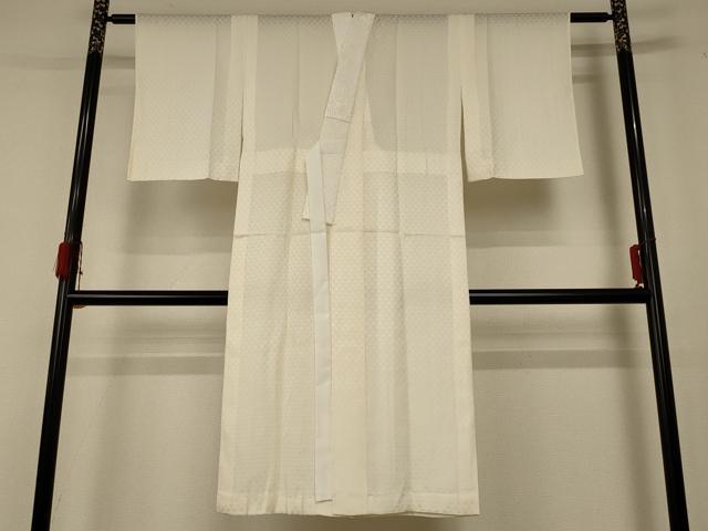 平和屋着物*夏物 長襦袢 紗 鱗文様 正絹 逸品 AABF2782jd