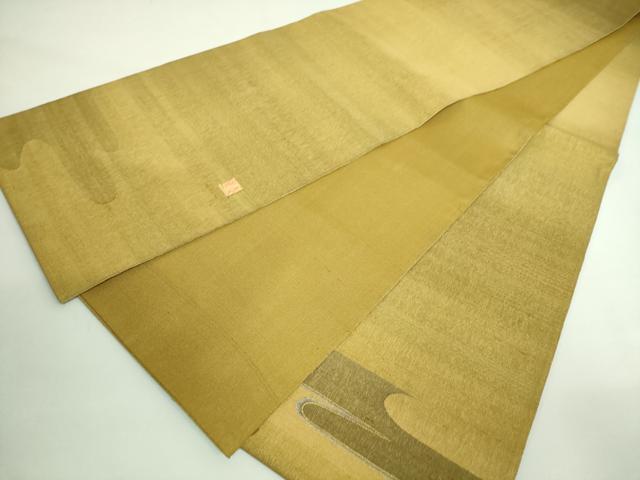 平和屋本店●極上 伝統工芸士 曽根武勇 太鼓柄袋帯 霞文 金糸 逸品 DZAB3990kh6