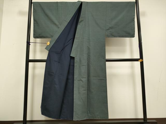 平和屋着物●極上 男性 本場大島紬 アンサンブル キングサイズ 長羽織 100亀甲 総詰め 逸品 未使用 DZAB4719kh6