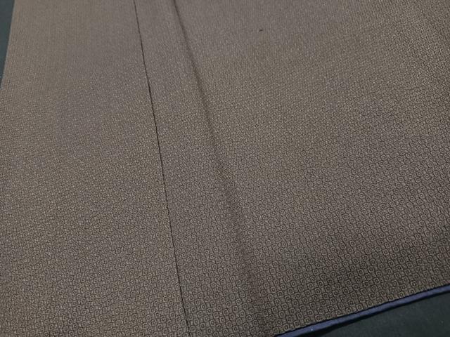 平和屋着物■男性 紬 格子 正絹 逸品 CABB9061xe