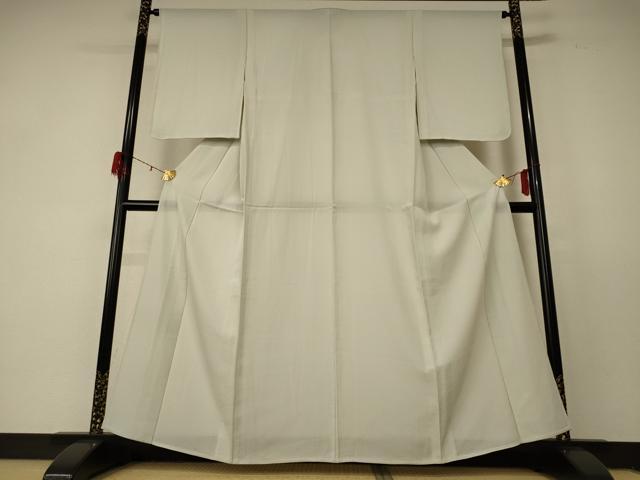 平和屋着物*夏物 色無地 絽 白磁色 正絹 逸品 AABF5053jd