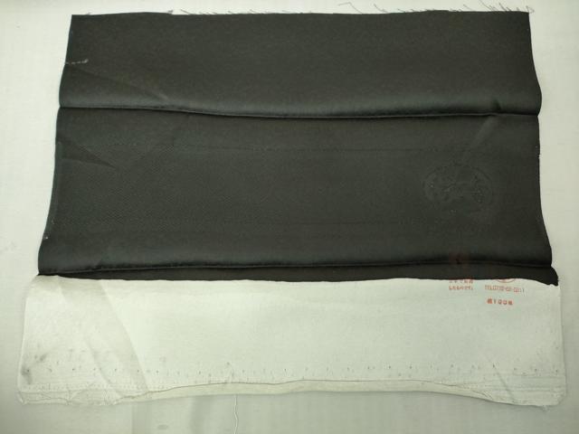 平和屋本店●極上 訪問着 作家物 ろうけつ染め 蔦の葉文 黒地 伊と幸 反端付き 逸品 DZAB4041kh6